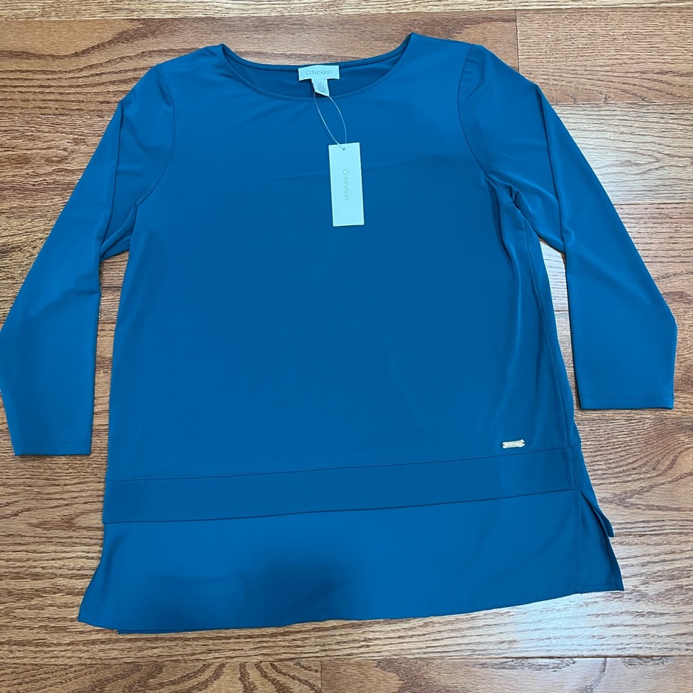 Calvin Klein shirt, medium, dark green